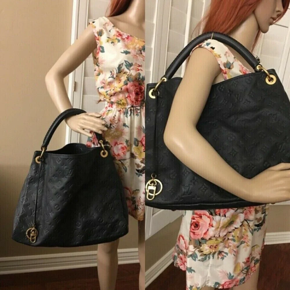 ❤️‍🩹SOLD❤️‍🩹 Louis Vuitton Artsy MM Empreinte Infini Shoulder Tote Purse(CA2182) - Picture 12 of 12